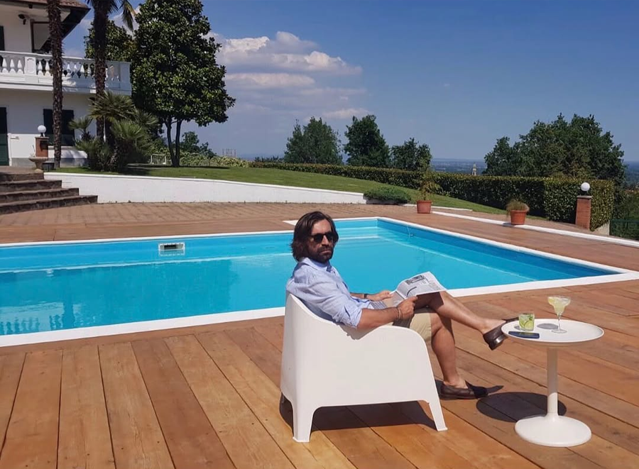 Andrea Pirlo. Foto: Instagram Ei chiar au jucat fotbal doar de plăcere: topul celor mai bogați fotbaliști » Nepotul sultanului din Brunei ocupă prima poziție