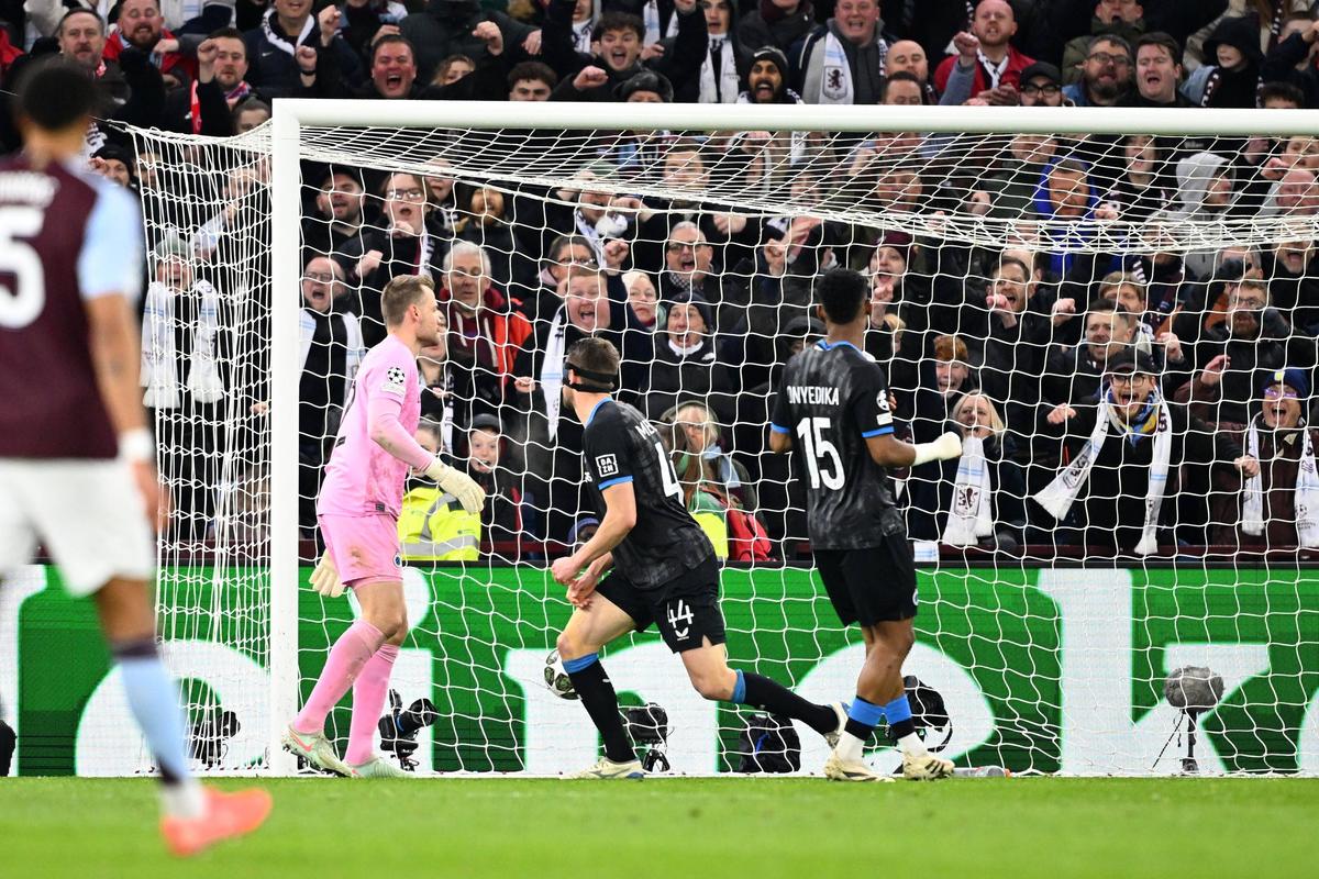 Final în Aston Villa - Club Brugge » Victorie fără drept de apel și calificare în sferturi + Urmează PSG