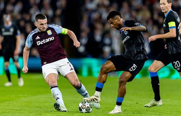 Final în Aston Villa - Club Brugge » Victorie fără drept de apel și calificare în sferturi + Urmează PSG