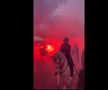 Imagini de la sosirea celor de la Atletico pentru meciul cu Real