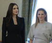 Elena Hagi la ceremonia de la Palatul Cotroceni