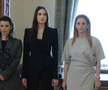 Elena Hagi la ceremonia de la Palatul Cotroceni