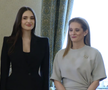 Elena Hagi la ceremonia de la Palatul Cotroceni