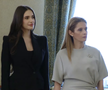Elena Hagi la ceremonia de la Palatul Cotroceni