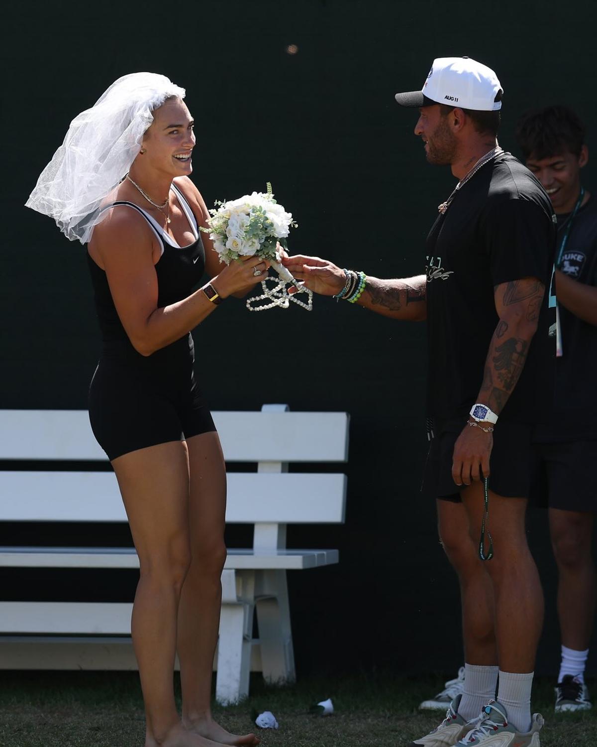 Aryna Sabalenka a primit voalul de mireasă la Indian Wells » Ce a urmat