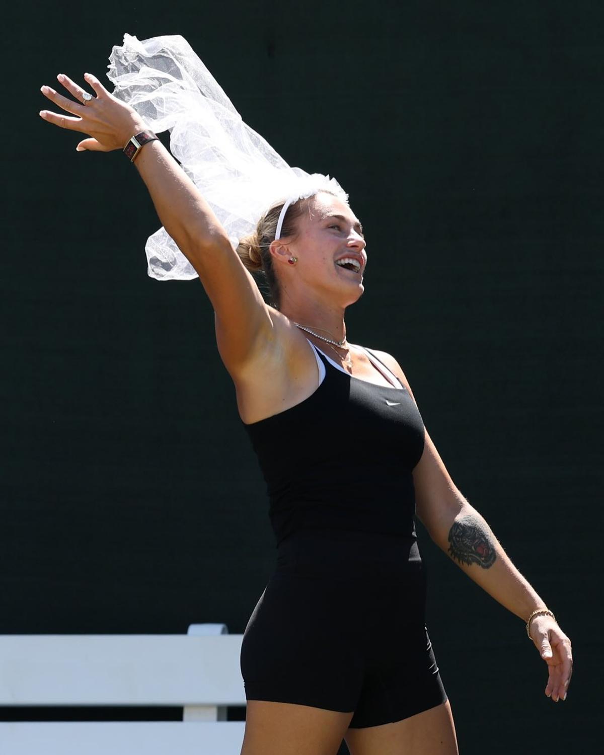 Aryna Sabalenka a primit voalul de mireasă la Indian Wells » Ce a urmat