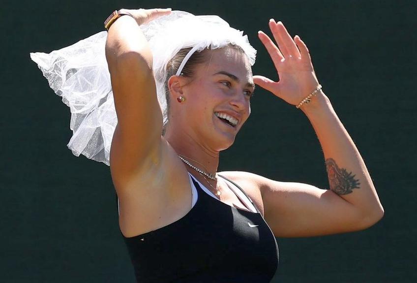 Aryna Sabalenka a primit voalul de mireasă la Indian Wells » Ce a urmat // foto: Instagram