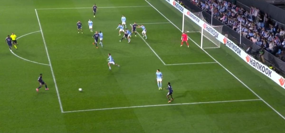 Gafa lui Ionuț Radu din Celta Vigo - Lyon