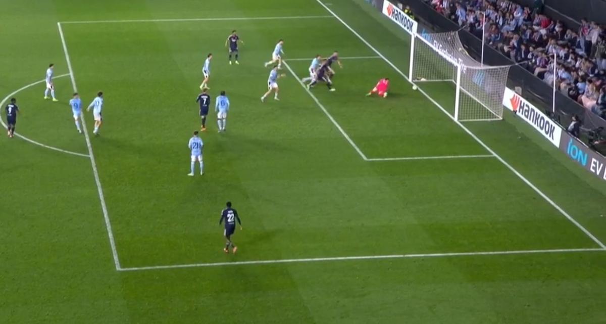 Gafa lui Ionuț Radu din Celta Vigo - Lyon