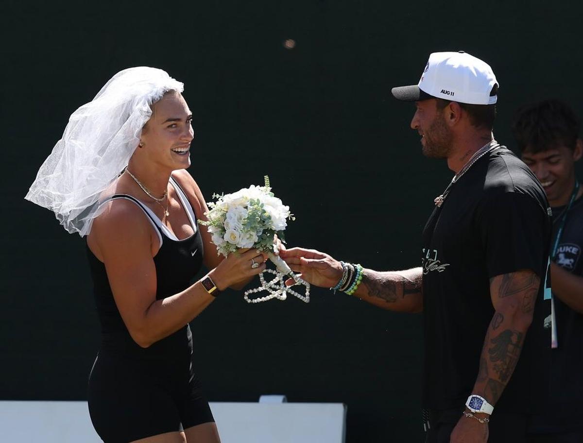 Aryna Sabalenka a primit voalul de mireasă la Indian Wells » Ce a urmat