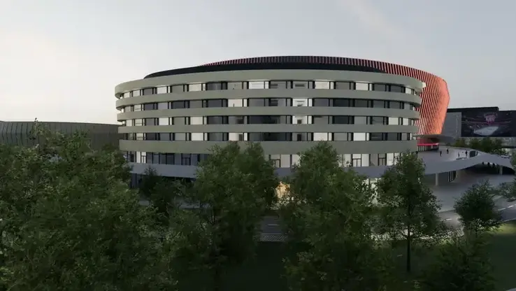 Noua arenă din Pardubice // FOTO: @HC Dynamo Pardubice
