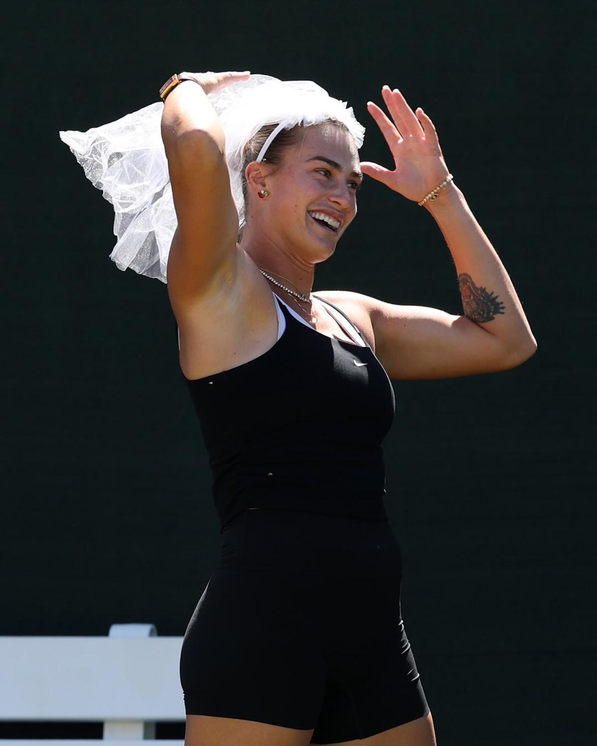 Aryna Sabalenka a primit voalul de mireasă la Indian Wells » Ce a urmat