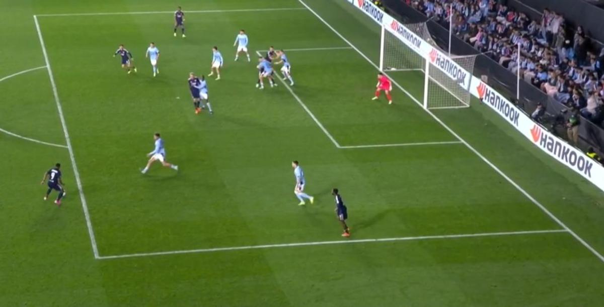 Gafa lui Ionuț Radu din Celta Vigo - Lyon