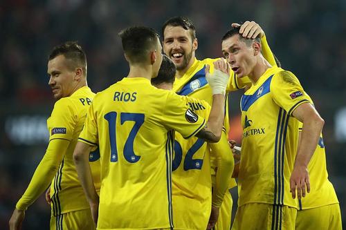 Jucătorii lui BATE Borisov continuă să joace fotbal // FOTO: Guliver/GettyImages
