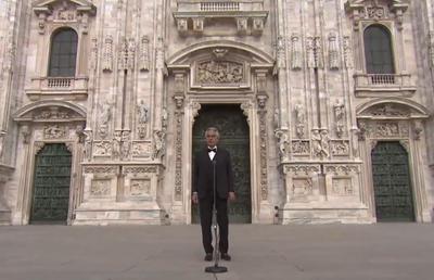 VIDEO Andrea Bocelli, concert extraordinar la Domul din Milano