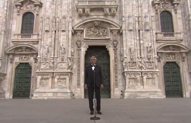 VIDEO Andrea Bocelli, concert extraordinar la Domul din Milano