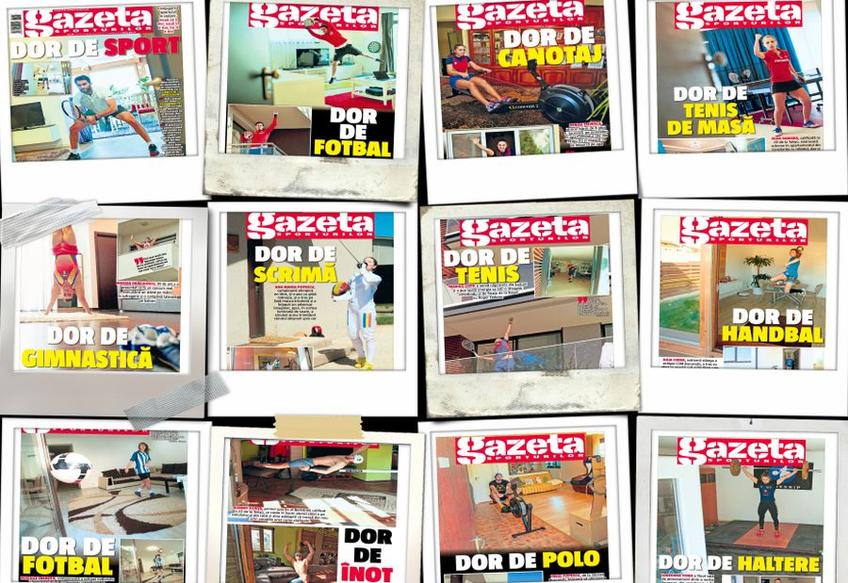 12 coperte speciale în Gazeta Sporturilor de azi