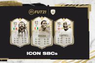 Trei carduri noi de tip ICON disponibile în SBC-urile din FIFA 21! Cu cine poți să-ți completezi echipa