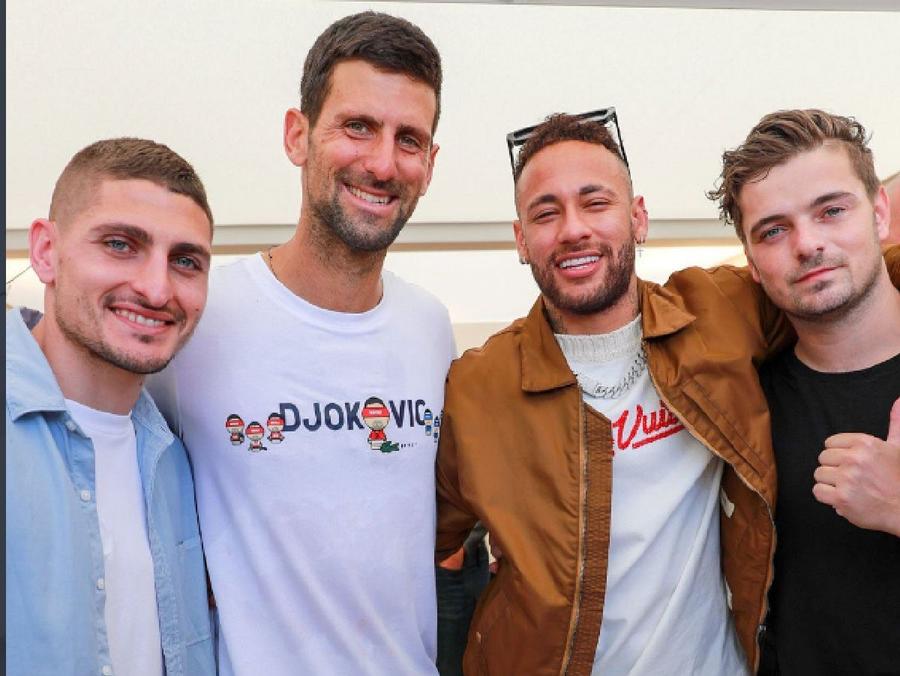 Verrati, Djokovic, Neymar și DJ-ul Martin Garrix Imaginile momentului » Novak Djokovic l-a „provocat” pe Neymar la Monte Carlo: a ieșit spectacol în Principat!
