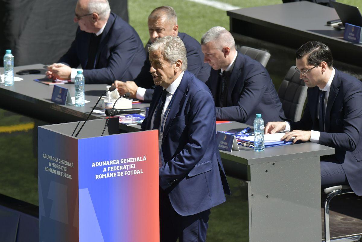 Răzvan Burleanu a marcat cu poarta goală » Ales în unanimitate pentru al 3-lea mandat la FRF: 272 de voturi pentru, zero împotrivă, zero abțineri!