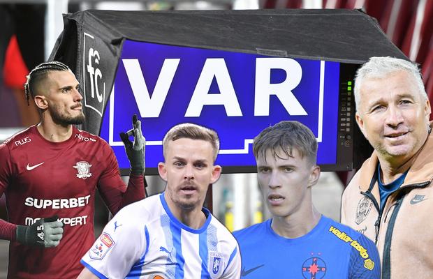 Pe cine a ajutat și pe cine a dezavantajat apariția VAR? » CFR Cluj contestă sistemul, dar a beneficiat de el, precum FCSB. Pentru Rapid și Craiova ar fi fost mult mai bine fără + Raport șocant pentru Farul