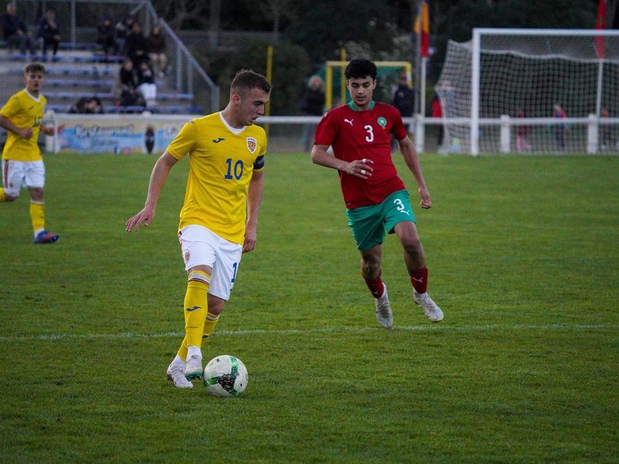 Mihai Toma este cel mai tehnic mijlocaș din selecționata României U16 FOTO: instagram Viorel Moldovan, cucerit de românul care a făcut senzație la „Mini-Mondial”: „M-a uimit! În scurt timp îl vedem în Liga 1, îi face Hagi loc”