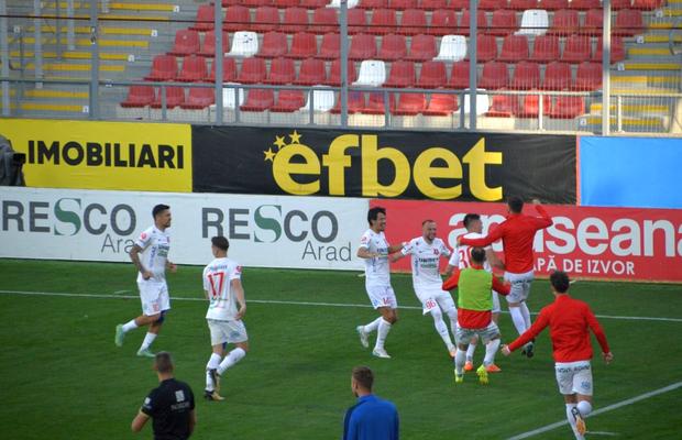 Hermannstadt, prima victorie în deplasare din iulie! UTA, „electrizată” de hat-trick-ul lui Paraschiv » Cum arată clasamentul din play-out + notele meciului