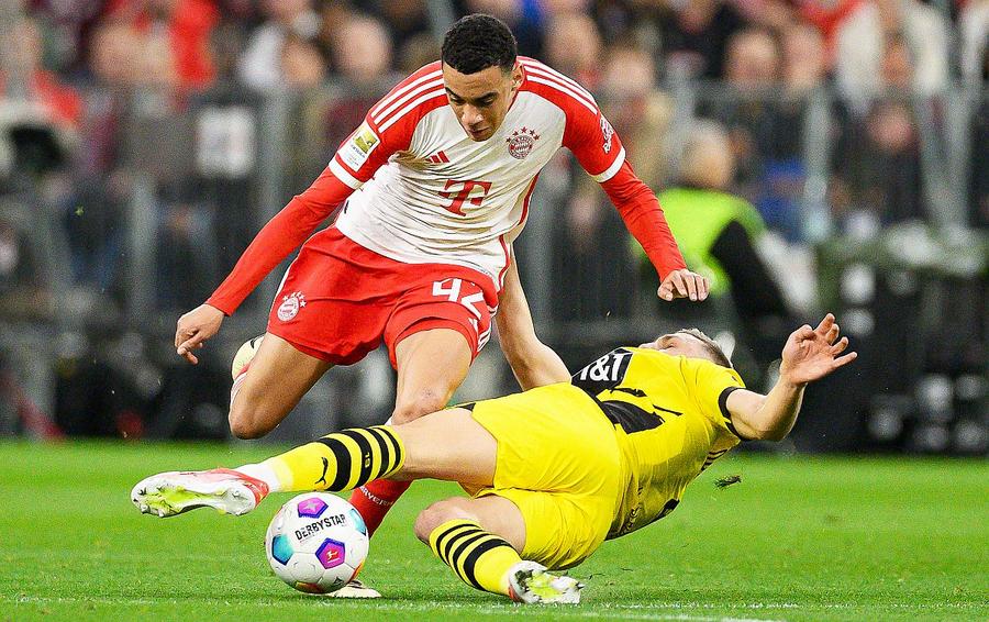 Jamal Musiala, în acțiune/ foto Imago Images Transferul pentru care Pep Guardiola pune pe masă 100 de milioane! Real Madrid a intrat și ea pe fir