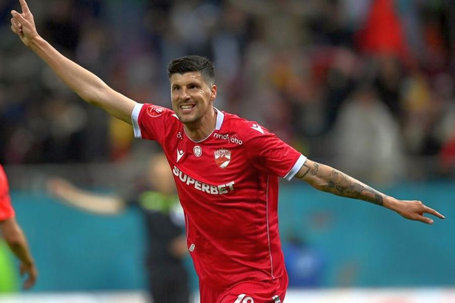Stipe Perica, atacantul lui Dinamo/ foto: Eduard Vînătoru (GSP) Veste excelentă pentru Dinamo: „Se antrenează cu noi. Ne va ajuta”