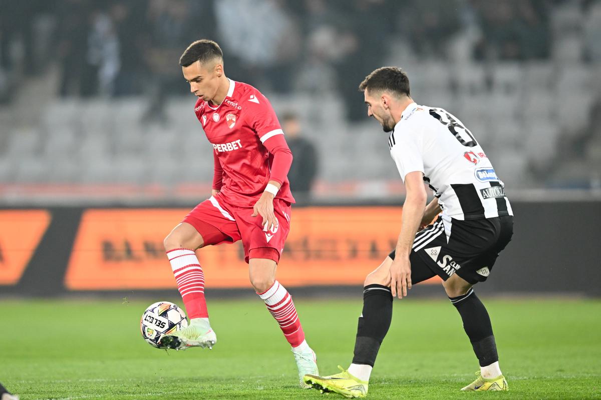 Prima victorie pentru Dinamo din actualul play-off » Spectacol cu 6 goluri în meciul cu „frații” de la U Cluj + Clasamentul acum