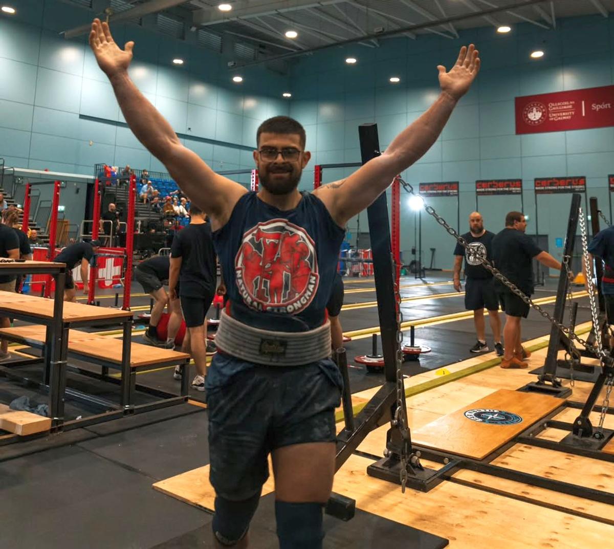 Matei Trache, sportiv în Strongest Man