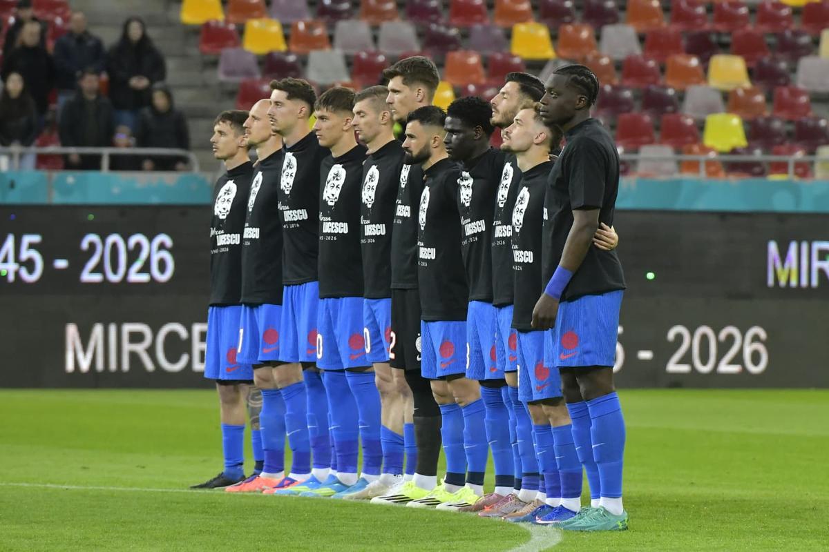 FCSB, omagiu pentru Mircea Lucescu la meciul cu Oțelul