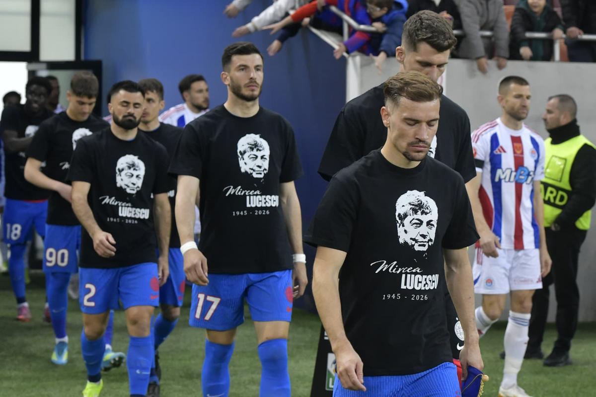 FCSB, omagiu pentru Mircea Lucescu la meciul cu Oțelul