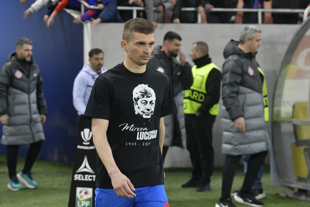 FCSB, omagiu pentru Mircea Lucescu la meciul cu Oțelul