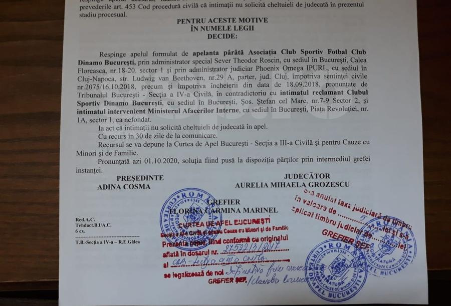 În sfârșit, se face și „Dinamo”! Ministrul Lucian Bode: „Nu mai avem nici un fel de oprelişte”