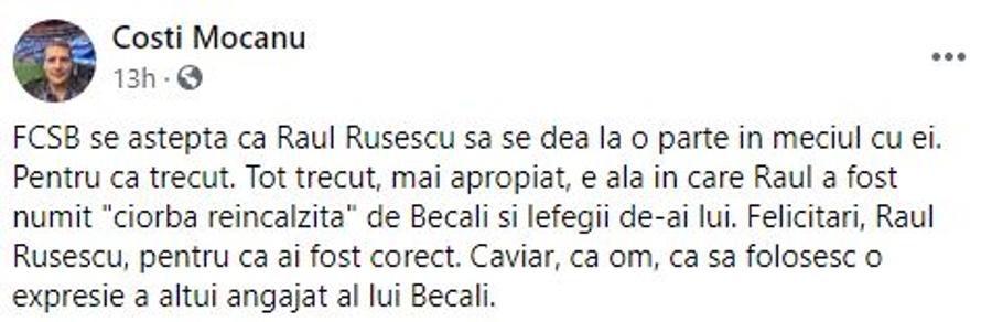 MM Stoica aruncă „bomba”: Rusescu, din vară la CFR Cluj?!