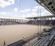 Imagini noi de la Stadionul Rapid! A început montarea gazonului pe arena din Giulești