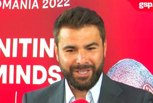 Adrian Mutu (43 de ani), antrenorul Rapidului, a fost prezent joi la Grand Chess Tour 2022, competiția internațională de șah organizată în București.