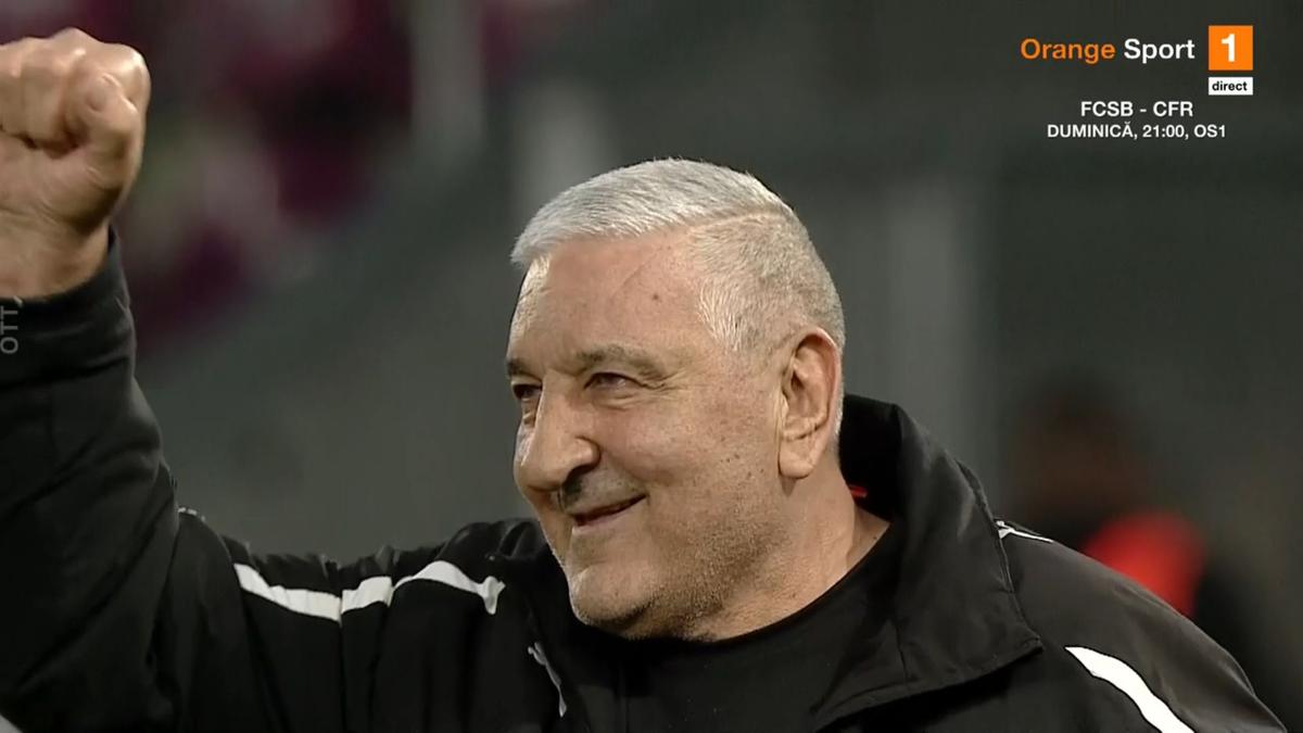 Rică Răducanu și-a reținut cu greu lacrimile » Moment copleșitor în Giulești, înainte de Rapid - Sepsi