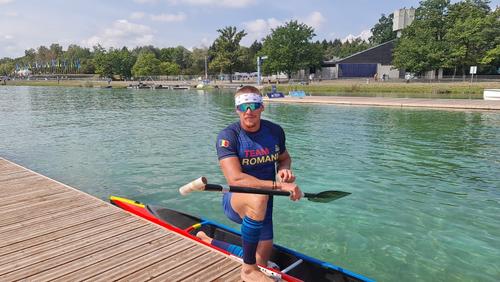Cătălin Chirilă în canoe FOTO COSR