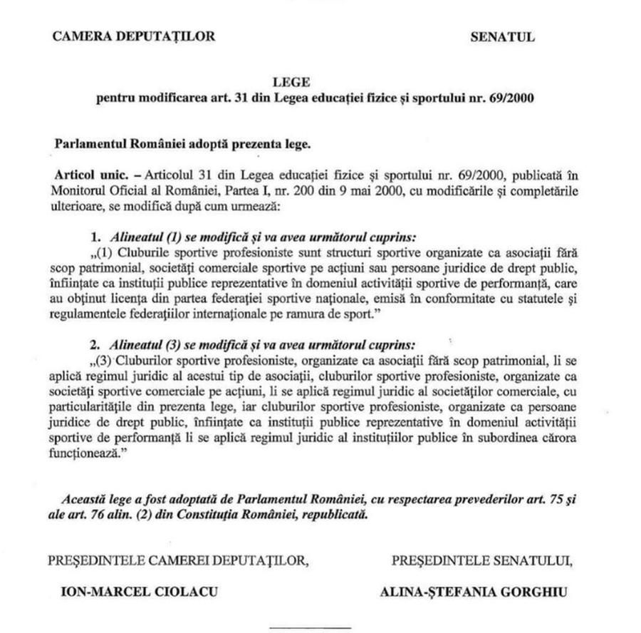 Lovitură după lovitură pentru Steaua » Legea lui Dîncu a primit un nou aviz negativ