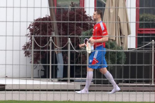 Manuel Neuer a revenit de câteva zile la antrenamentele lui Bayern, la cinci luni după accidentul de la schi
