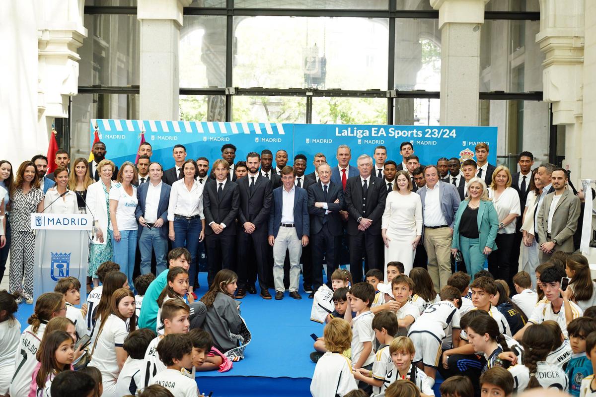 Cele mai tari imagini de la sărbătoarea de titlu a celor de la Real Madrid. 12.05.2024. Sursă foto: Imago