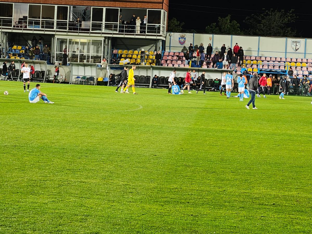 FC Voluntari - U Cluj 0-1 » Ilfovenii au jucat modest și au retrogradat direct