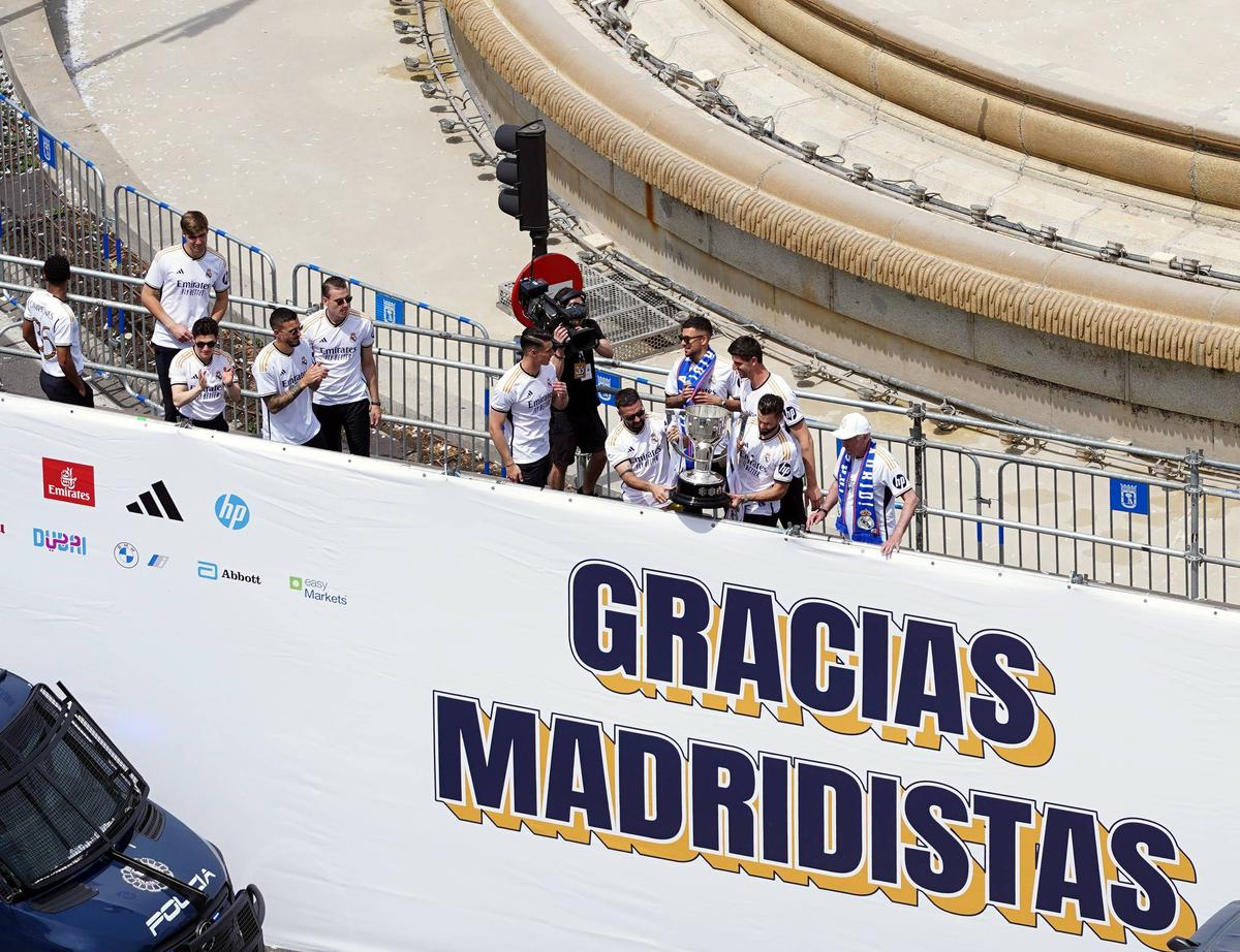 Cele mai tari imagini de la sărbătoarea de titlu a celor de la Real Madrid. 12.05.2024. Sursă foto: Imago