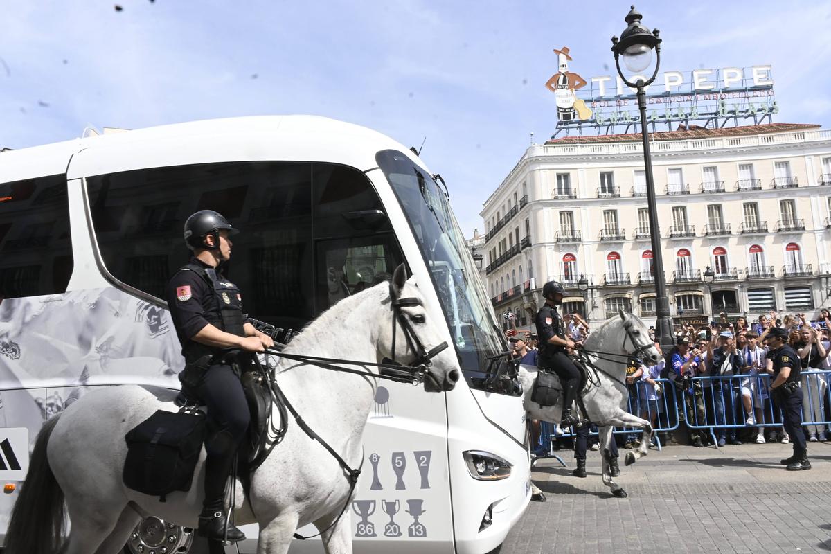Cele mai tari imagini de la sărbătoarea de titlu a celor de la Real Madrid. 12.05.2024. Sursă foto: Imago