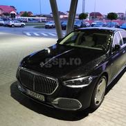 Adrian Mititelu, la FCU Craiova - Hermannstadt cu un Mercedes-Maybach S 680/ foto Ionuț Iordache (GSP)
