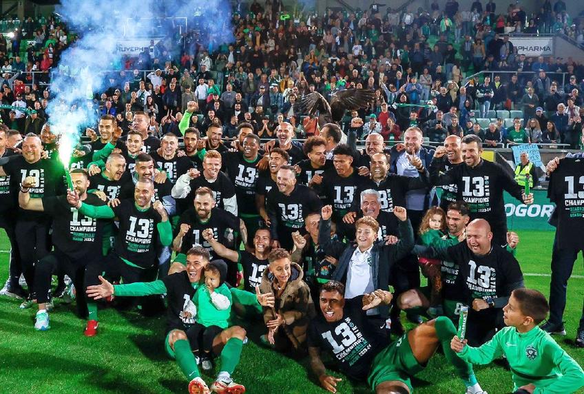 Ludogorets e pentru al 13-lea sezon la rând campioană în Bulgaria. Sursă foto: facebook.com/pfcludogorets1945