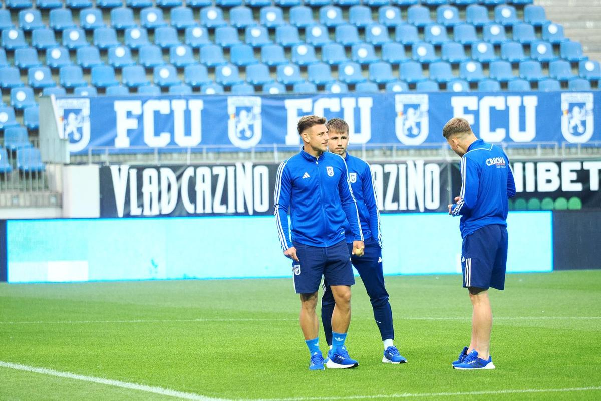Imagini înainte de FCU Craiova - Hermannstadt