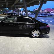 Adrian Mititelu, la FCU Craiova - Hermannstadt cu un Mercedes-Maybach S 680/ foto Ionuț Iordache (GSP)
